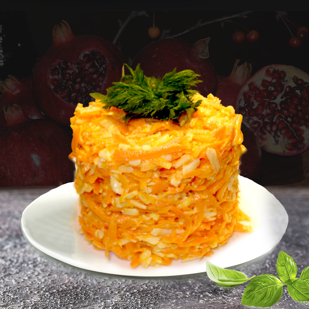 морковь с сыром