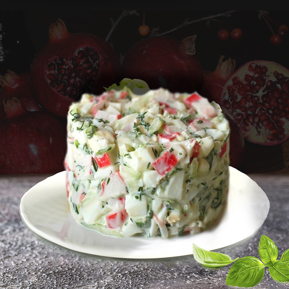 крабовый с огурцом